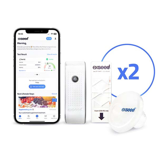 ExSeed Home Sperm Test Kit - Track Male Fertility