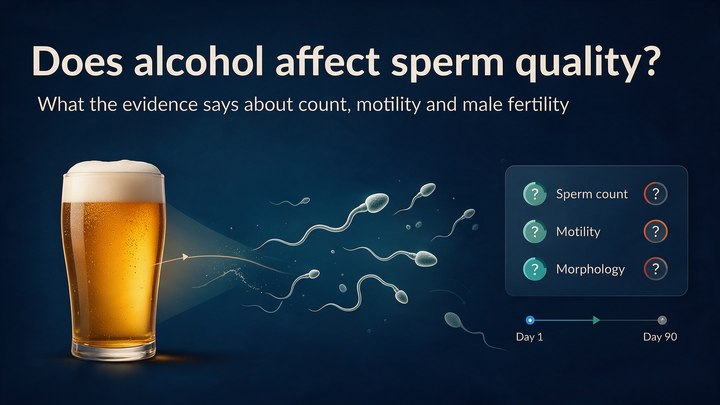 Learn how alcohol may affect sperm count, motility, hormones and male fertility, what UK guidance says, and when reducing your intake may help.