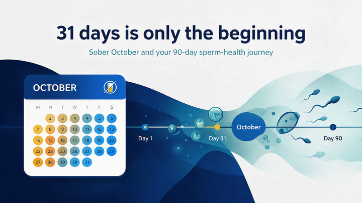 Sober October and Sperm Health in 31 Days