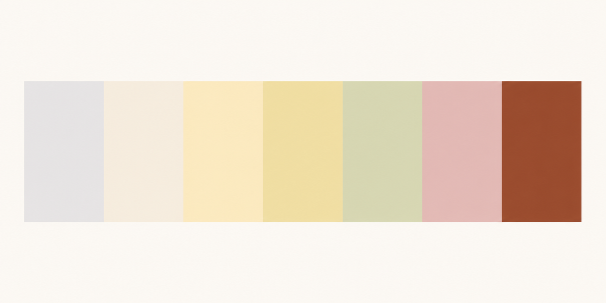 Colour chart showing semen shades from healthy whitish-grey through yellow, green and brown