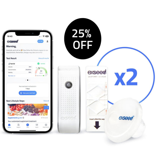ExSeed Home Sperm Test Kit (2 tests)