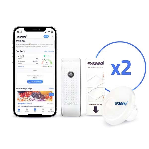 ExSeed Home Sperm Test Kit - Track Male Fertility