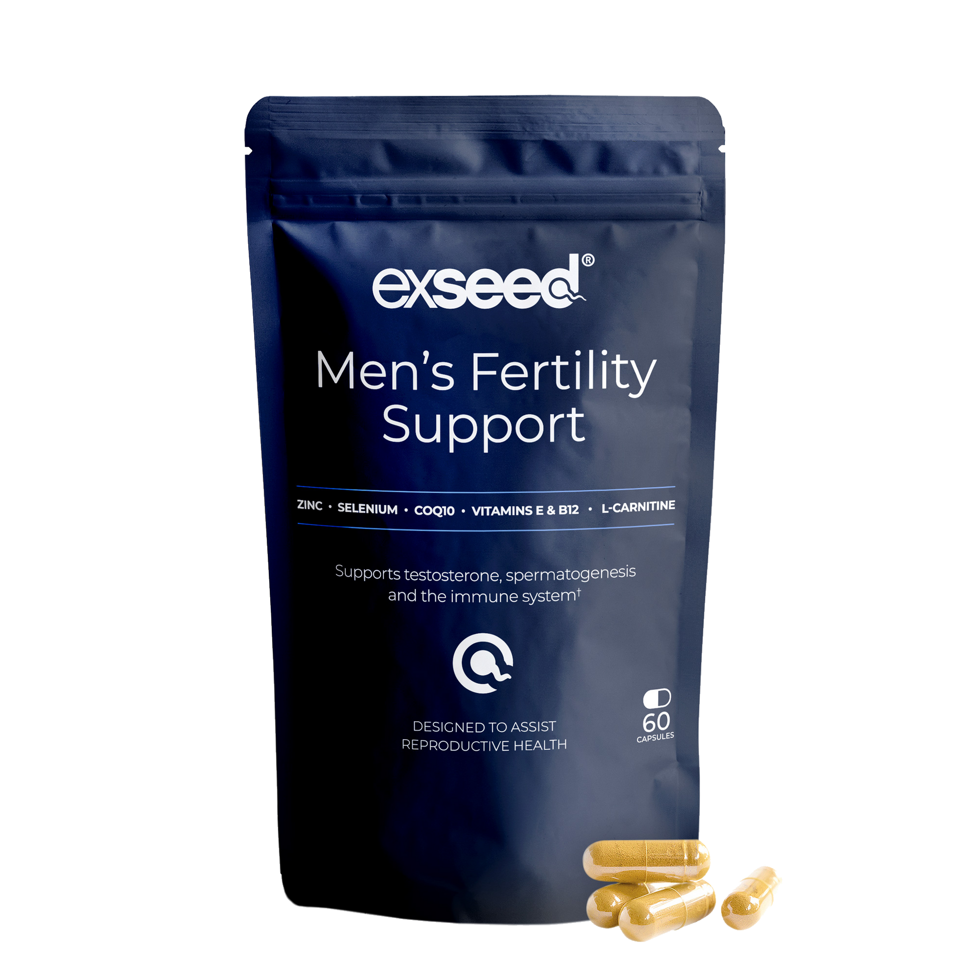 ExSeed Multi Capsules - Zinc, Selenium, and Nutrients for Sperm Production