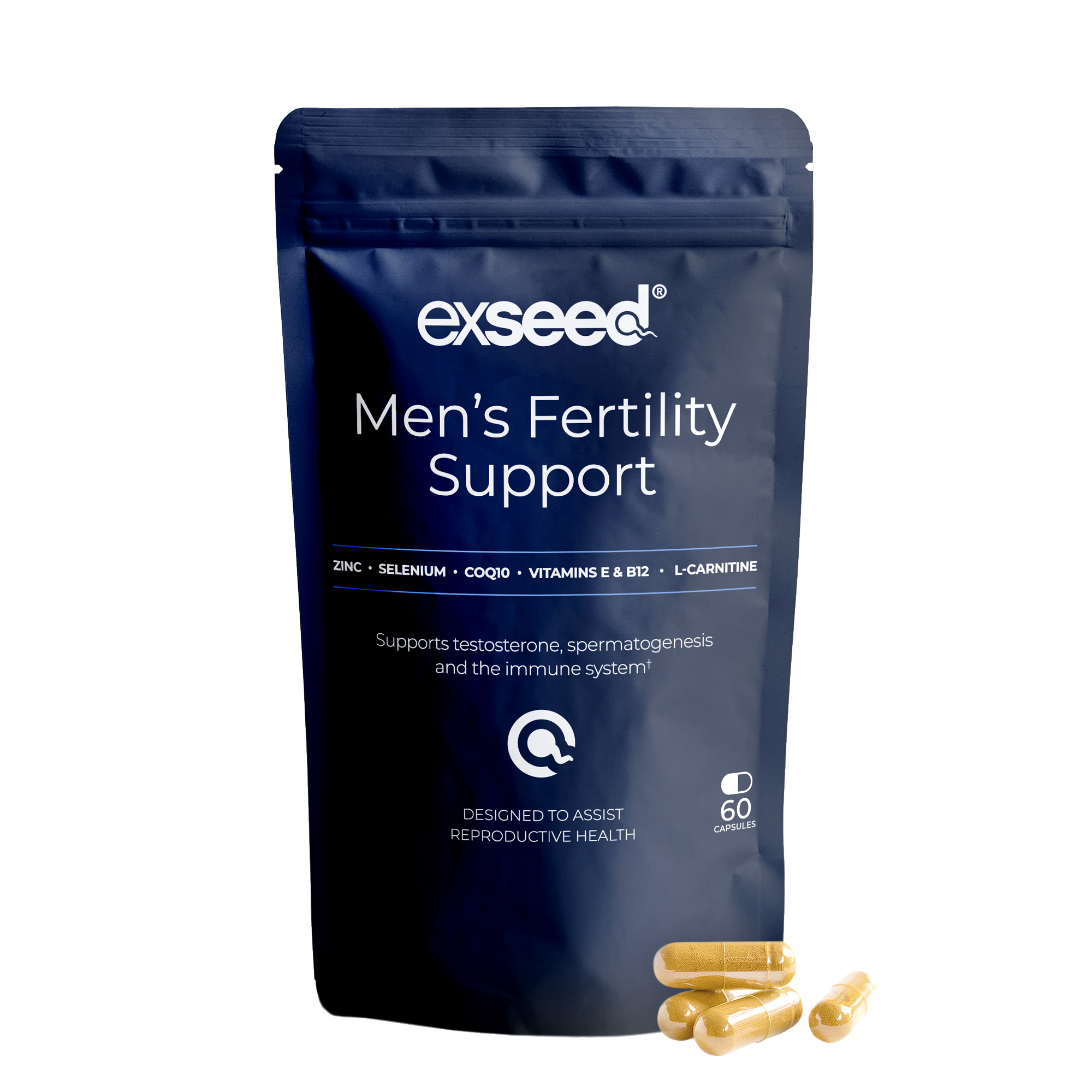 ExSeed Multi Capsules - Zinc, Selenium, and Nutrients for Sperm Production