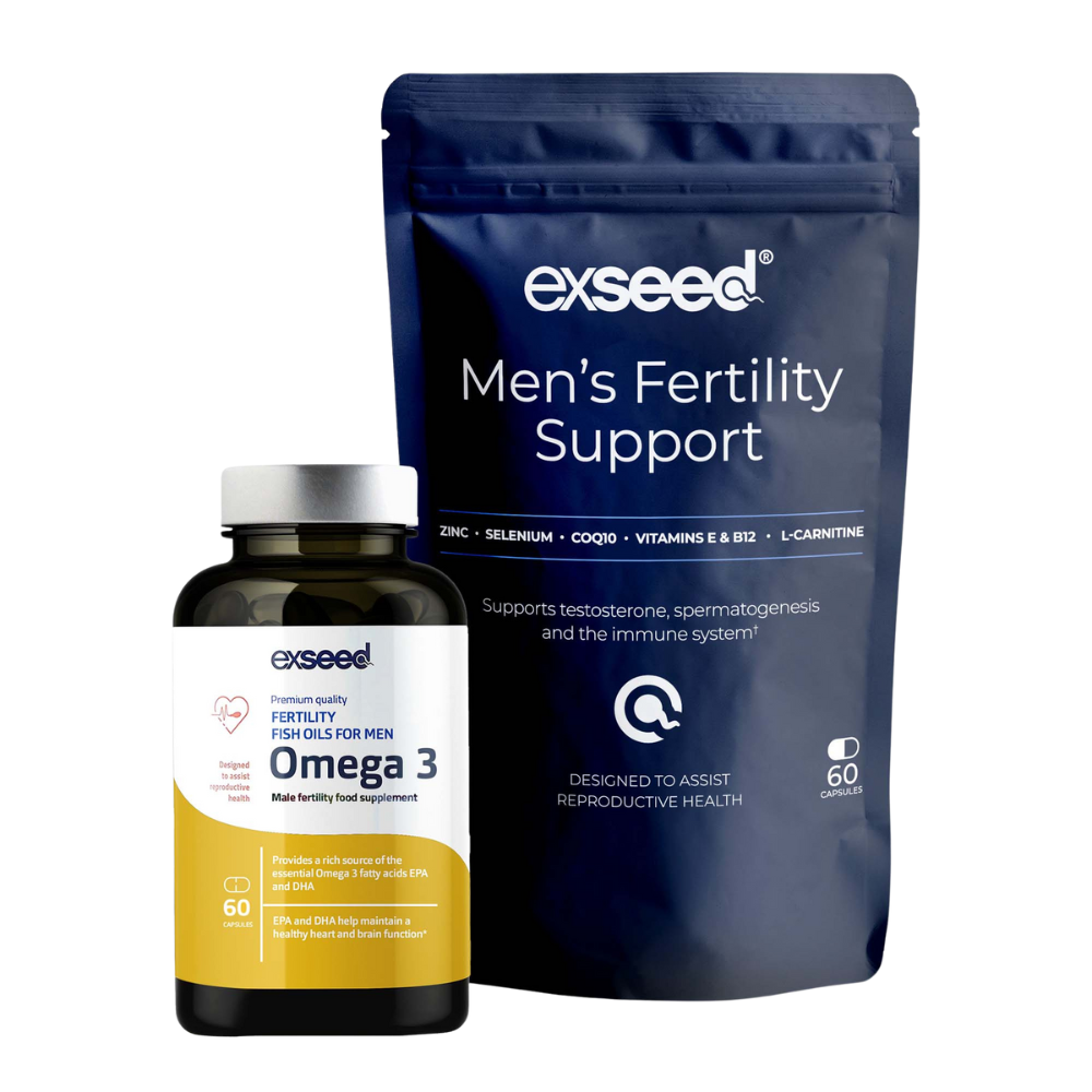 Male Fertility Supplements - Multivitamins and Omega-3 for Sperm Health